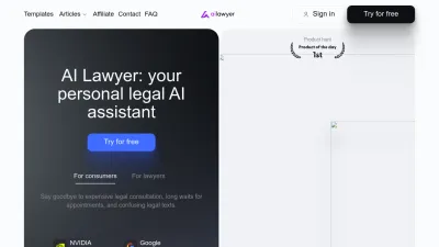 Screenshot preview of ailawyer.pro