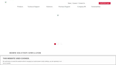 Screenshot preview of rohm.com