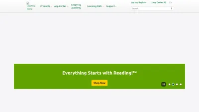 Screenshot preview of leapfrog.com