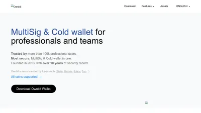 Screenshot preview of ownbit.io