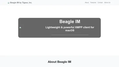 Screenshot preview of beagle.im