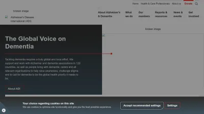 Screenshot of Alzint.org
