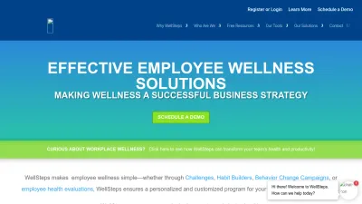 Screenshot preview of wellsteps.com