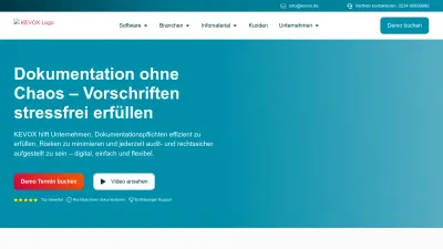 Screenshot preview of kevox.de