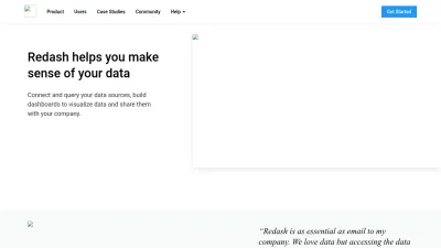 Screenshot preview of redash.io
