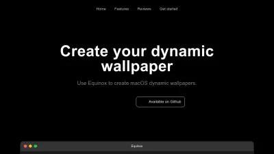 Screenshot preview of equinoxmac.com
