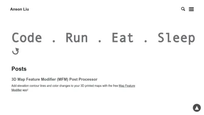 Screenshot preview of ansonliu.com