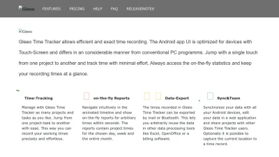 Screenshot preview of gleeo.com