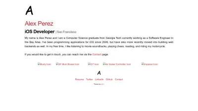 Screenshot preview of iminichrispy.com