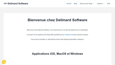 Screenshot preview of delimard.fr