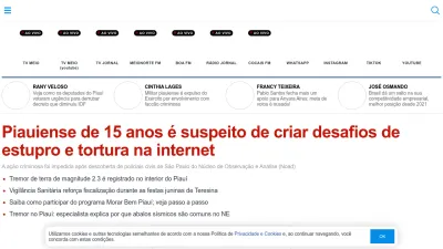 Screenshot preview of meionews.com