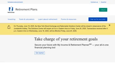 Screenshot preview of nrsforu.com