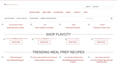 Screenshot preview of flavcity.com