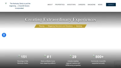 Screenshot preview of churchilldownsincorporated.com