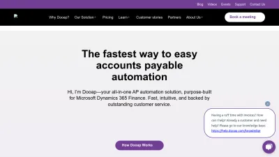 Screenshot preview of dooap.com
