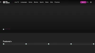 Screenshot preview of mewatch.sg