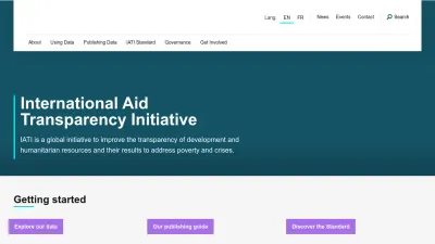 Screenshot of Iatistandard.org