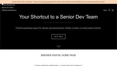 Screenshot preview of brewerdigital.com
