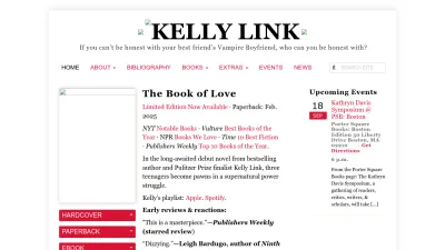 Screenshot preview of kellylink.net