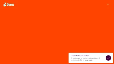 Screenshot preview of daraz.com