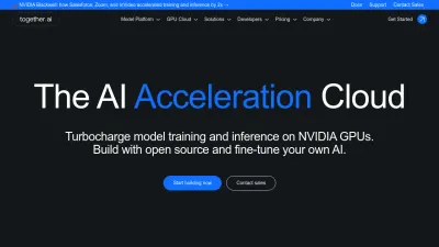 Screenshot preview of together.ai
