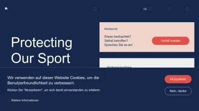 Screenshot preview of sportintegrity.ch