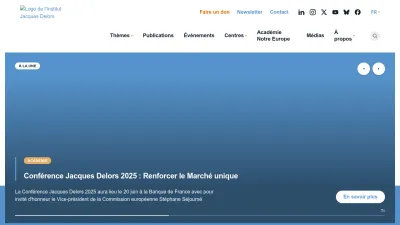 Screenshot preview of institutdelors.eu