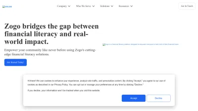 Screenshot preview of zogofinance.com