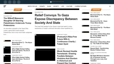 Screenshot preview of muslimmatters.org