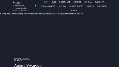 Screenshot preview of buddhamind.info