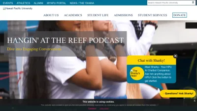Screenshot preview of hpu.edu