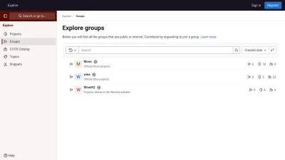Screenshot of Gitlab.winehq.org