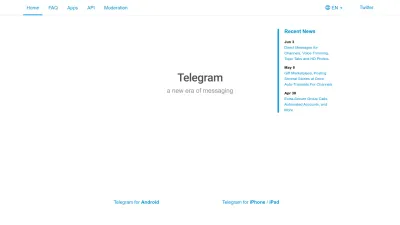 Screenshot preview of telegram.dog