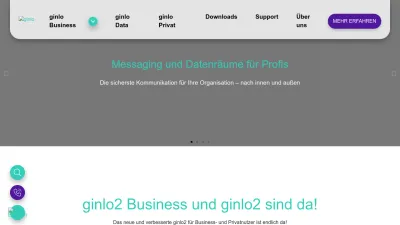 Screenshot preview of ginlo.net