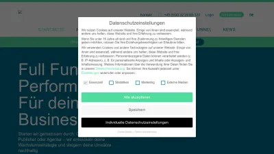 Screenshot preview of belboon.com