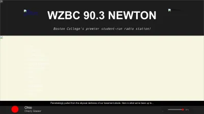 Screenshot preview of wzbc.org