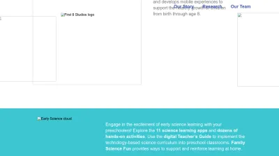 Screenshot preview of first8studios.org