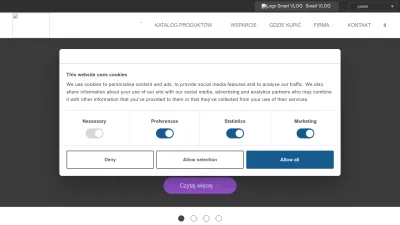 Screenshot preview of satel.pl