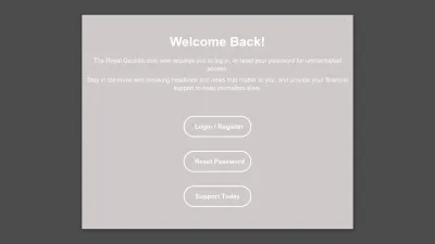 Screenshot preview of royalgazette.com