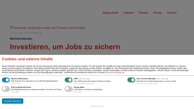 Screenshot preview of spdfraktion.de