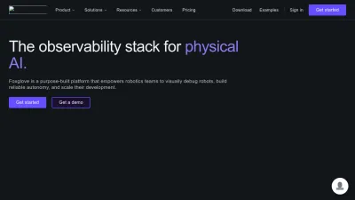 Screenshot preview of foxglove.dev