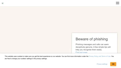 Screenshot preview of viseca.ch