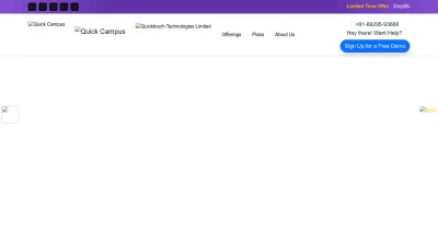 Screenshot preview of quickcampus.online