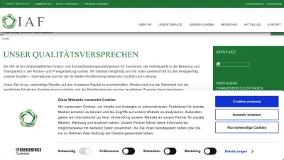 Screenshot preview of iaf24.de