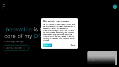 Screenshot preview of frank.io