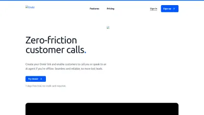 Screenshot preview of onair.io