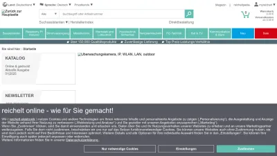 Screenshot preview of reichelt.de