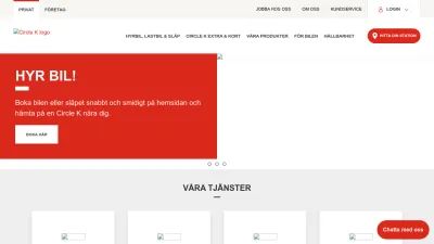 Screenshot preview of circlek.se