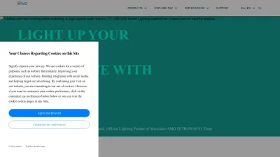 Screenshot preview of wizconnected.com