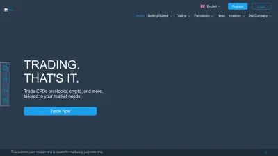 Screenshot preview of iforex.com